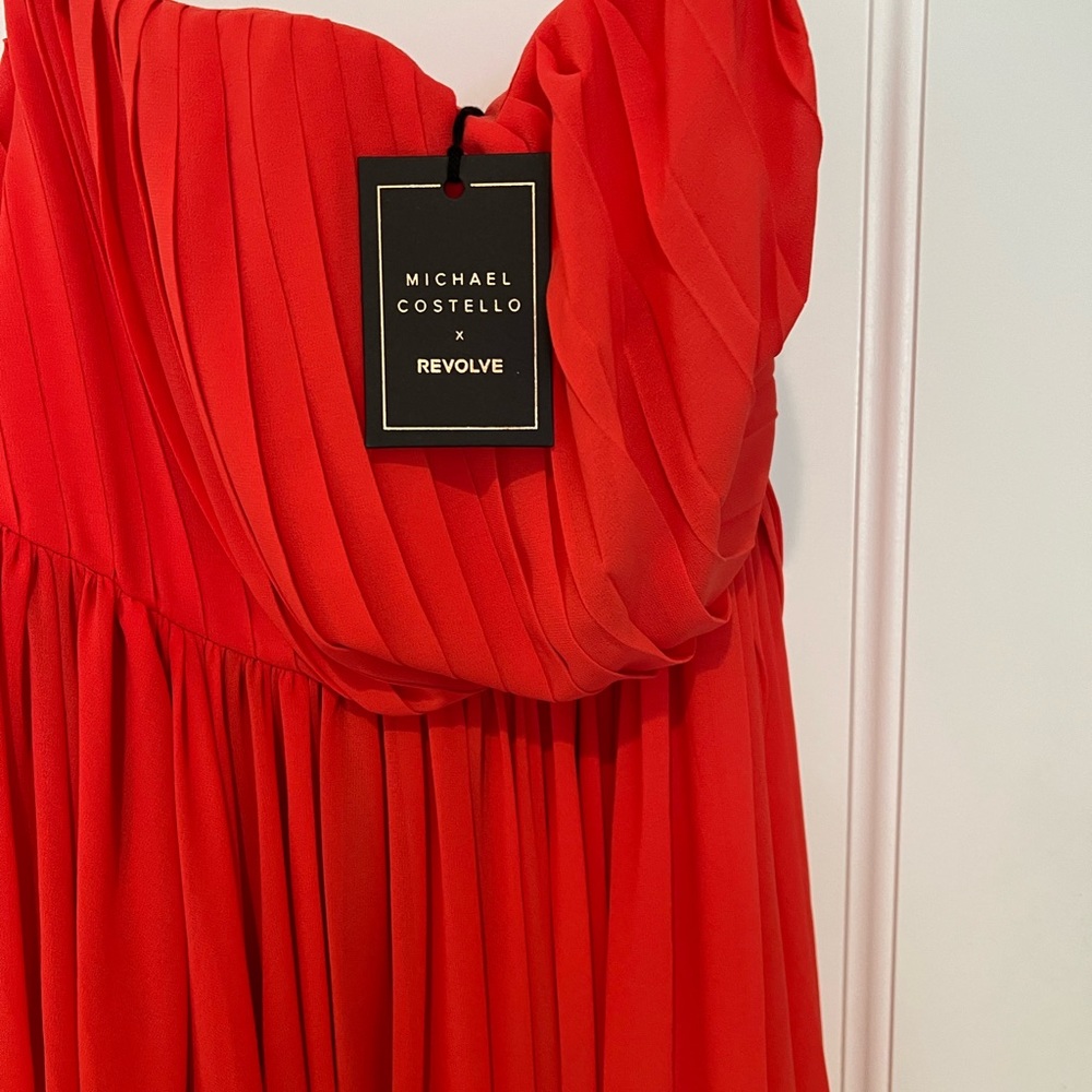 Coral maxi dress
